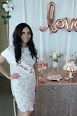 The dress fits perfectly! I intially ordered a medium, but exchanged it for small for a better fit.
Everyone loved my dress! - Andrea M.