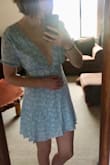 Very pretty dress, it reminded me of the one Rachel McAdams wears in the notebook. Not gapey in the chest like I had anticipated... a little short but I'll make it work. - Cheyenne L.