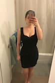 This dress is lightweight and so flattering! The neckline adds a little extra femininity and the dress as a whole isn't too tight. I'm planning to wear it to a wedding. :) - Leah Z.
