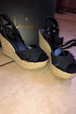 I absolutely loved these wedges. They are super cute and casual for my everyday use. They do run large so order a size smaller. I usually am a size 7 1/2 and I ordered a 6 1/2 and they fit perfect! (I have a flat foot and they still fit perfect!) - Keren A.
