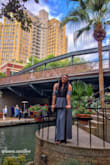 I LOVE this dress. It's flowy, very light and so feminine. I wore it during my trip San Antonio at the Riverwalk and the Alamo and received so many compliments! I paired it with a thick belt and some comfy flip flops. This dress is perfect for breezy days because the wind will pick it up but the slits in the front are the perfect height to be sexy but not too revealing. LOVE 11/10. Absolutely recommend! - Laura C.
