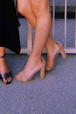 Exactly the look I was going for. Nice, plain, nude heels for a great price. Not the comfiest on the planet, but I didn't get bad blisters or anything. - Dani K.