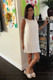 This is just simply the perfect white little dress that we all need in our closet! - Susana S.