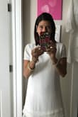 I originally ordered a medium but it was honestly too tight for my comfort zone!! Lol! So I re-ordered it in L and it fits me very comfortably now! - Susana S.