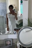 I am in love with this beautiful dress! The fabric is great and the lace details give it a unique touch. - Susana S.