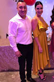 This dress is exactly as pictured. The color is beautiful and the fit is nearly perfect. The only thing was the chest area was a bit tight, the button kept busting open throughout the night. Next time I wear it I'll just safety pin it and that will solve the issue. Overall perfect. - Jessica R.