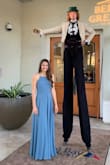 I ordered this dress for my schools annual Spting benefit! It was beautiful and fit perfectly! I'm tall so I always worry about things bring long enough, but it was so long I could even wear 3in heels!
Such a pretty dress and so so comfy as well! - SIENA C.