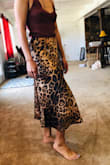 This skirt is perfect for summer, so soft and light. Leopard print never goes out of style. My legs are really short so they hit right above my ankle, would probably look better a little shorter but I'm happy with it and may shorten it later on. - Jasmine C.