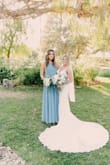 Wore this as a bridesmaids dress and i loves it! It was a little heavy but very moveable. - Lauren R.