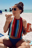 So in love with this top. I purchased for future trips to Jamaica, but also to indulge at the beach in Florida. Super light weight, and breathable! I wore this as a partial cover up on the beach. Love love love LuLus! - Jaimie R.