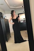 I ordered 4+ dresses from Lulus for a formal black tie event in Chicago and each dress felt AMAZING - it was so hard to narrow down. I'm typically heavier on top and bottom, but the curves of this dress felt PERFECT. The review pictures and the sizing guides were spot on. The quality blew my mind. I ended up keeping a different Lulus dress, but would ABSOLUTELY recommend this dress. - Ashey L.