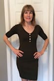 Quality made comfortable dress. The fit is not too tight but is form fitting. It is very difficult to find this kind of quality in a commercial store. All the dresses I have purchased from Lulus have been exceptional. The fit and finish are exactly what I am looking for and I don't have to make any alterations for them to fit properly. This particular dress is a heavier weight sweater type material so keep that in mind when ordering. I am 5'6" and 118lbs with an athletic build. I ordered a small and the length and fit are perfect. Thanks Lulus! - Christine S.