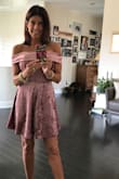 I absolutely love this dress! The fabric, the style and the color are all so pretty! I added some pretty pink beads on the over-flap just to personalize it, and all my friends loved it too! - Susana S.
