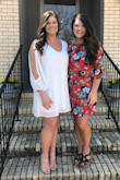 I wore this dress to a bridal luncheon and it was perfect for the occasion! Perfect length and not to low cut at the neckline. I received so many compliments wearing this dress! - Anna B.