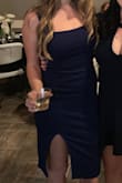 I got this dress for an engagement party and it was amaaazing! A little snug but wouldn't change the size. Very happy with my purchase! - Erin M.