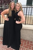 This was a great dress. I'm usually a size 2-6 in dresses but this material was stretchy but very well and quality made. It fit me perfectly but it was a little long. I wore heels and I didn't have to have it hemmed. Overall, a good purchase. - Allie B.
