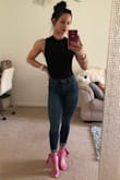 I typically wear an 8.5 and ordered a 9 based on reviews and they fit perfect and are super comfy! - Ariana B.