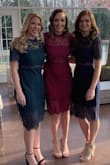 The dress was so perfect, and super comfortable. It was so pretty that there were three girls at the wedding wearing it in different colors. We all loved it and had to get a photo together. I will definitely be using Lulus for every event! - Kaitlynn P.