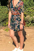 I love this dress, has a bit of a vintage fit. The waist isn't very shaped so I put a small belt on it and it's perfect.   Looks great with keds or wedges. - Michella C.