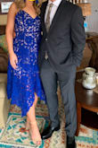 I absolutely loved this dress! Wore this to a wedding and got so many compliments on it! it It was quite big on top but I was able to pin it. (I have a very flat chest and usually size up due to my hips being wide). So unbelievably happy with this purchase. 10/10 would recommend! - Stephanie L.
