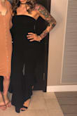 My only complaint is that it was a tad small, so when I bent over it would fall down in the back. I actually sewed it to my strapless bra and it stayed up much better. This is super cute and flattering. Could be dressed up or dressed down! - Gina F.