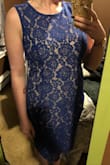 Not only was I blown away by how quickly this dress arrived to me but on how comfortable it was. I ordered this dress for my upcoming convocation ceremony and was very nervous as it was final sale. Needless to say, I am beyond happy with my purchase. I've ordered from this website before, and if my experiences stay as good as they currently are, I will definitely be keeping this site favourited. I highly recommend this dress. It's at a beautiful knee-length, it's very comfortable, and tucks you in at all the right places. Plus, the high neck is a very elegant touch (and the picture does not do the blue colour justice, it is a POP blue). Love, love, LOVE. <3 - Brittany H.