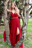 This dress was so amazing and the quality is superb! It was a tad bit too long, but putting on heels made it perfect. As for the size, I am in between a 6 and an 8, but because of the corset back, that can be adjusted a bit as well. I got so many compliments on this dress, and it made me feel like a million bucks! - Nora H.