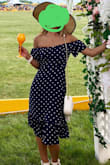 Wore it to an outdoor summer party in June and I wasn't too hot. Very flowy and airy. Chiffon material is nice. - Sachi B.