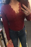 Let me just say WOW, this picture does not do this bodysuit justice, it is so flattering!!!!!! And soft! - Maribel G.