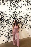 Love this blush jumpsuit. I got so many compliments on it. The legs are very long, but other than that it was perfect. - Lauren R.