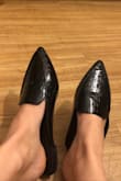 Every time I buy a pair of mules, I always feel like they slip off. Wasn't the case with these! Super cute and comfy, especially for the value. I'm usually a size 7 but I got a 7.5 in these and they're perfect. - Eileen S.