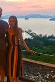 I wore this dress multiple times on vacation in Hong Kong and Thailand. It was easy to dress down for day wear with a jean jacket and sandals or dress up for night time with wedges! Very light weight and comfortable, and the colors are beautiful! - JEN P.