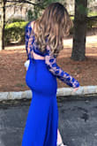Dress was perfect! The color is absolutely beautiful... loved it! It runs a little big so I had to order a smaller size (M) but no issues at all. - Luz V.