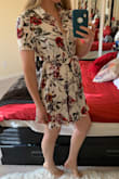 Close, but I'll have to pass. I'm a huge fan of shirt dresses but this one lacks structure. The material is very thin and there's no skirt liner. The waist was also too high, so it made me look wider than I am. - Lara S.