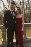 Honestly could not have asked for a better dress for the price. It was a tad bit loose on me in the chest, but it stayed up all night at a wedding full of dancing, so I can't complain! The rest of the fit was perfect. I wore about 2.5 inch heels, and it swept the floor just a bit, so had I worn flats I would've had it hemmed. Someone a bit taller would still be okay without it being too short. It's a heavy material, so good for a chilly day even though it's strapless.. might be a bit too warm on a hot day. All in all.. highly recommend. - Megan S.