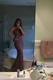 I ordered a small but it was too big and baggy so I ordered an XS and it was perfect! Very well made dress, comfortable and elegant! However, I'm short so it was a little long on me by a few inches. - Isabelle C.