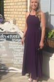I ordered this dress to wear to a wedding, and it was PERFECT. Flowy, flattering, in my favorite shade of purple, with a sexy strappy back. I felt like a million bucks! - Stephanie B.