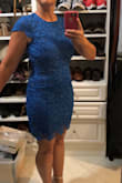I love this dress! The quality is awesome, and it fits like a glove! I was worried about ordering a dress like this since I just had my second baby and my body isn't the same as it was before, but this dress is quite forgiving for how slim it is! Excellent for the summer cocktail party that I am about to attend! - Hilary S.