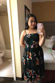 I liked the dress... I felt like my size was kind of in between though. The small size was kind of loose and I was wanting more of a tighter fit but overall it was fine. I wore it to a wedding and there were no issues with the dress! - Vichaka K.