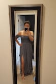 Just got mine. Can't wait to wear this on our beach vacation, very comfy, flowy and light. Will be perfect for the hot and humid Caribbean weather. Length was good to wear with flats and I'm 5'9. You can wear it with a strapless bra or without. - Cynta P.