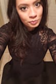 I love how this dress fits. I don't know how it does it, but it hides my little gut, it makes my stomach look more flat than it is and it has the flowy bottom. I have worn this dress twice so far, once for NYE and once for a date. I'm sure I'll find another reason to wear it again. Super cute! Thanks! - Kimberly P.