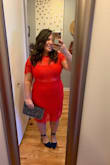 I hate dressing up, but I had a fancy work holiday party to attend. I tried on so many dresses and none were flattering. This dress looked great and I got so many compliments. The fabric is very light, so it doesn't suck you in as much as I was hoping, but thankfully the XL was a bit big on me. It didn't hug the curves I was trying to hide. - Emily Z.
