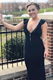 Wow this dress is incredible. I bought it for my law school barristers ball, and it was perfect. I'm very petite, so I had to get the dress hemmed and the straps shortened. Other than that, it fit true to size. The fabric is super stretchy. It's very comfortable. I was able to dance in it all night. - Samantha B.