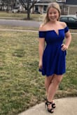 LOVE! I ordered a medium because I'm in between small and medium for like every measurement. It was just too big, so I returned it and got the small and loved it so much. It's only tight on your top half, so if you have a smaller bust definitely size down - Christine N.