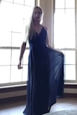 This dress is pretty amazing, especially for the price. The color is rich and the fabric is drapey with a nice weight to it. This dress is every bit as beautiful as some of the expensive boutique dresses that I considered in my local area. I definitely need an XS though. Being my first experience with purchasing a formal dress online, I am totally satisfied. The service was outstanding as well. - Lory H.