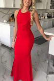 I bought this dress to wear to a formal event, and I felt like a movie star! It's so classy and flattering and very comfortable. I had to get it hemmed, but that's expected with most long dresses. I would definitely order this dress again! - Emily C.