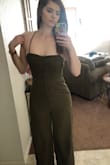 The perfect summer jumpsuit! I have worn this jumpsuit a handful of times and ALWAYS get compliments on it! It hugs my body in all of the right places and has been perfect for a festival and St. Pattys Day. Would highly recommend! - Lauren G.