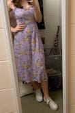 The lavender is beautiful and definitely adds some variety to my closet. My only complaint is that it was a little big on my upper body. I would size down if you have a small chest, but I'm making it work! Love it. - Emily L.