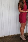 I've worn this dress to a couple weddings and always receive lots of compliments on it! Beautiful color and love the scalloped edges. - Mallory N.