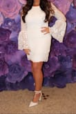 Couldn't have found a better dress for my bridal shower. It fit perfectly and was comfortable. I received endless compliments on the dress. - Taylor B.